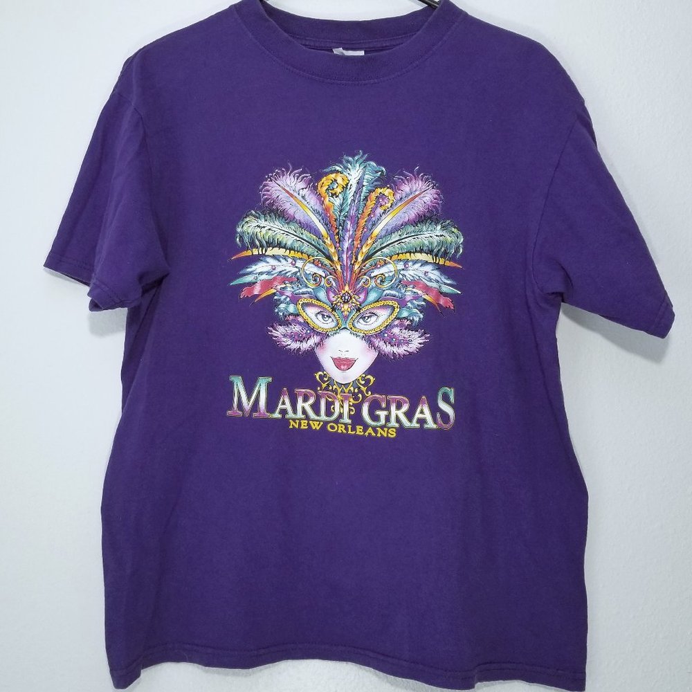 Vintage early-2000s Mardi Gras New Orleans tee